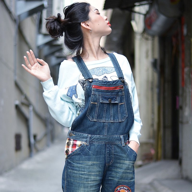 Everything is me | vintage denim suspenders - Overalls & Jumpsuits - Other Materials 