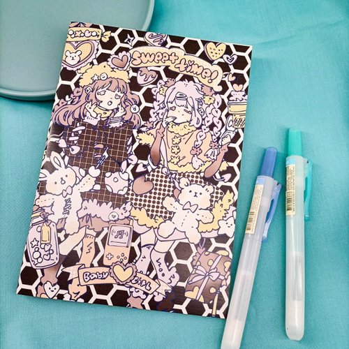 嗶嗶畫畫 BT080 嗶嗶畫畫空白筆記本D bbhh.ing blank notebook D