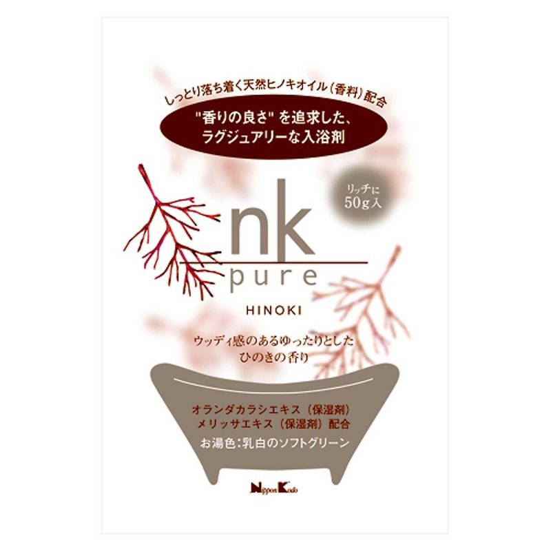 Nippon Xiangdo NK PURE Bath Agent Hinoki Wood 12 pieces/box - Bathroom Supplies - Other Materials 