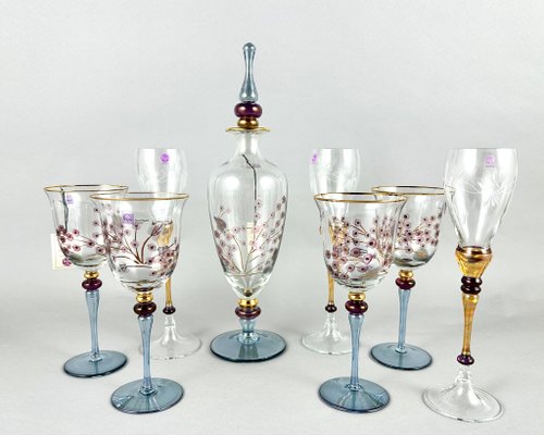 One price) 742cc【Riedel Champagne Glass】Winewings Custom Decanter Glass -  Shop msa-glass Bar Glasses & Drinkware - Pinkoi