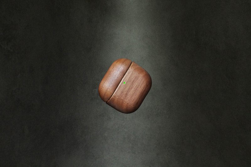 UNIC Classic Log Airpods 4 Protective Case/Airpods (4th Generation) Headphone Case [Customizable] - ที่เก็บหูฟัง - ไม้ สีนำ้ตาล