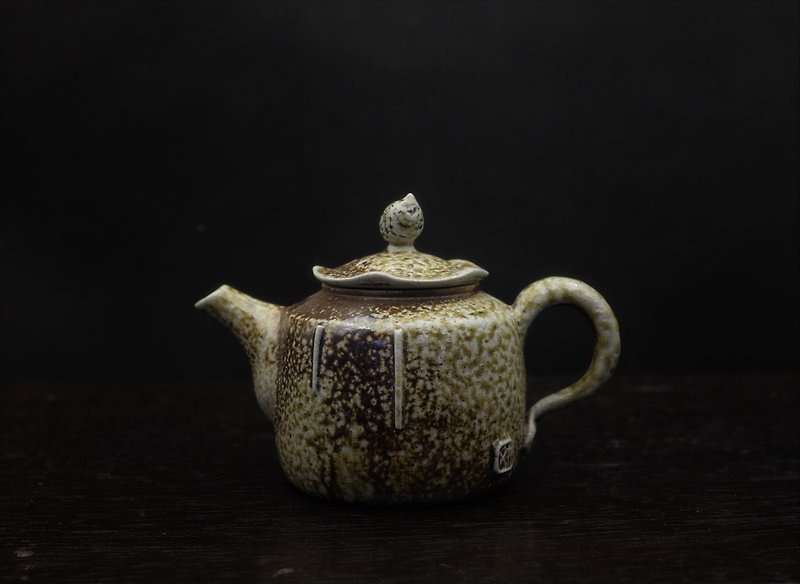 S&M soda-fired tea pot 012023 - 茶壺/茶杯/茶具 - 陶 卡其色