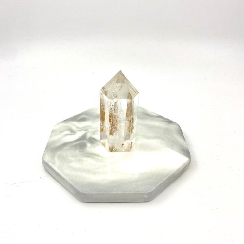 玄之水晶 黃膠花白水晶柱 | 水晶 | 水晶柱 | 水晶擺件