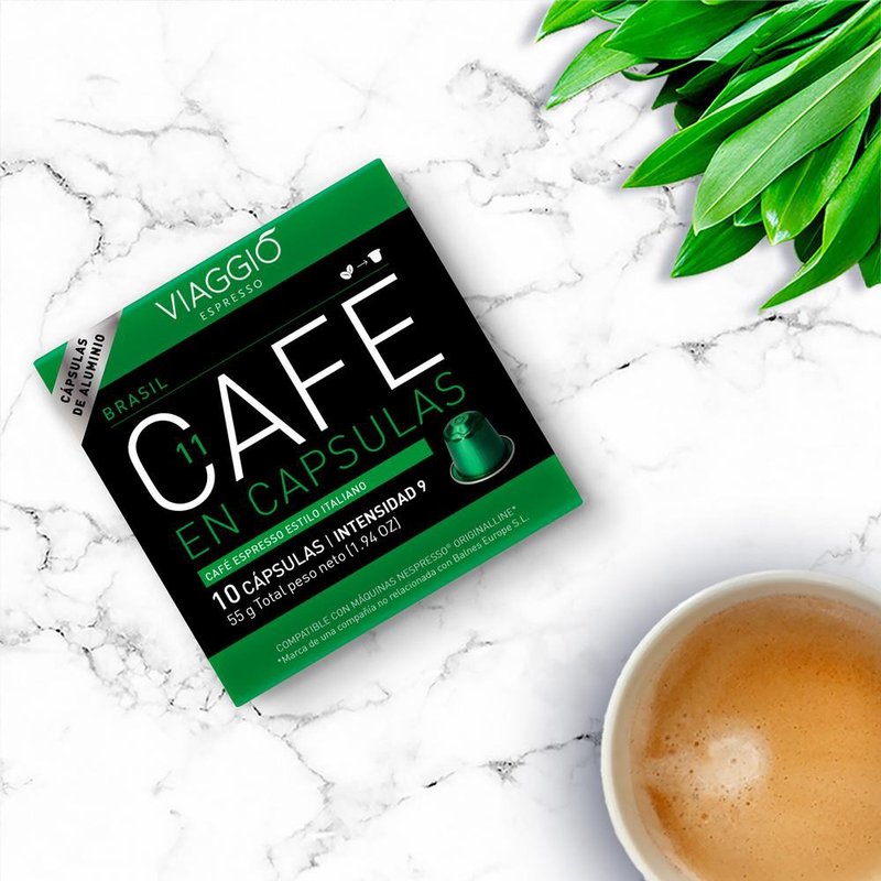 【Nespresso機適用】Viaggio Espresso NE11 巴西咖啡膠囊咖啡 - 咖啡/咖啡豆 - 濃縮/萃取物 綠色