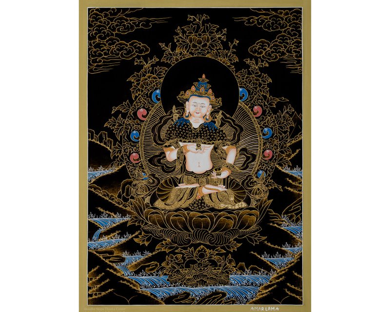 金剛薩埵唐卡 | 西藏金剛薩埵藝術 | 佛教畫作 - 壁貼/牆壁裝飾 - 其他材質 多色