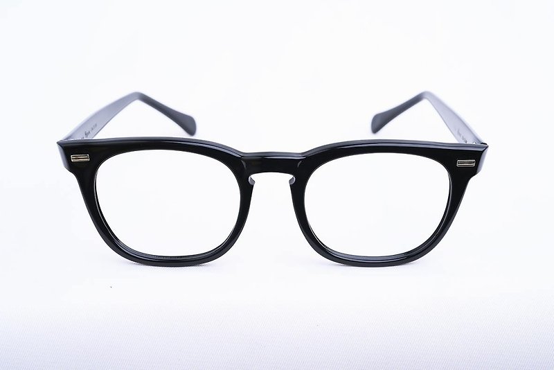 ヴィンテージUSオプティカルアイウェア - 眼鏡・フレーム - プラスチック ブラック