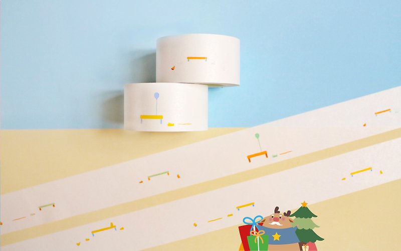 【The Tranquil Afternoon / Memo Tape - 2 per pack: summer & autumn】 - Sticky Notes & Notepads - Paper Multicolor