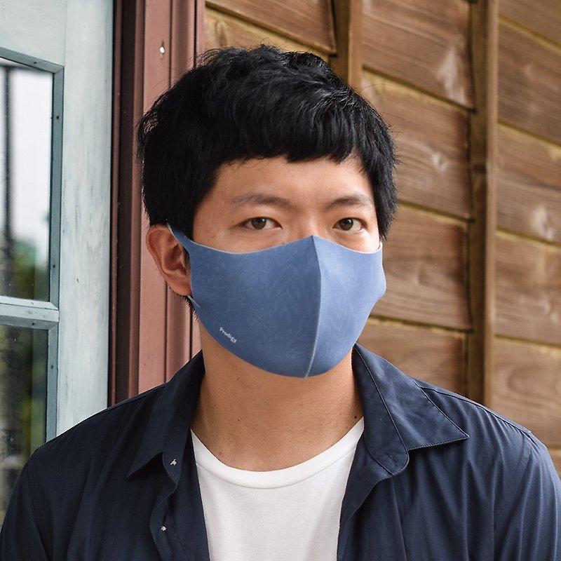 Huayanglan─3D three-dimensional breathable antibacterial mask - หน้ากาก - วัสดุอื่นๆ สีน้ำเงิน