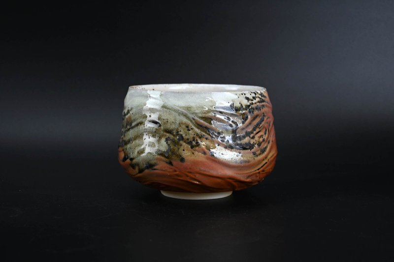 純瓷茶碗 茶碗泡 柴燒茶碗 日式茶碗【臻麟陶藝】 - 茶壺/茶杯/茶具 - 瓷 