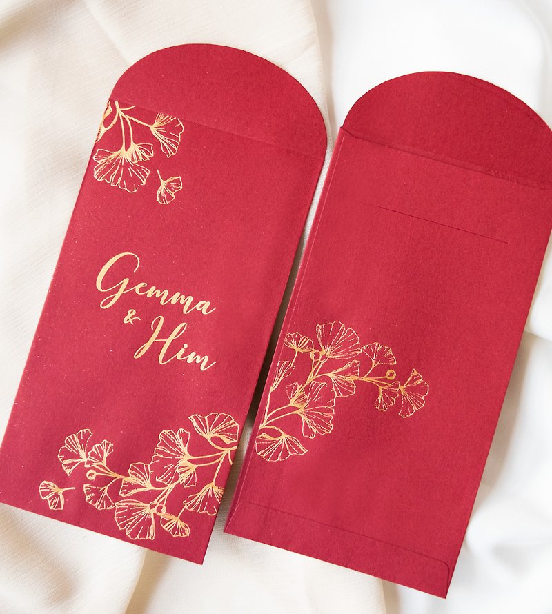Tailor made rectangle ginkgo red packet - Chinese New Year - Paper 