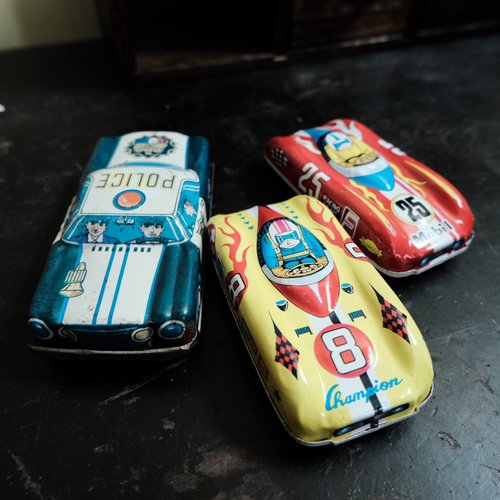 昭和日本ブリキのおもちゃの車 - ショップ everdayvintage 人形