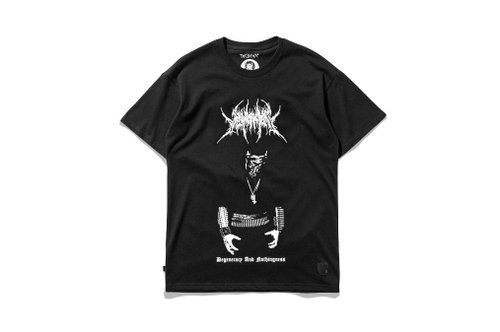 VANDAL VANDAL 黑金屬短T