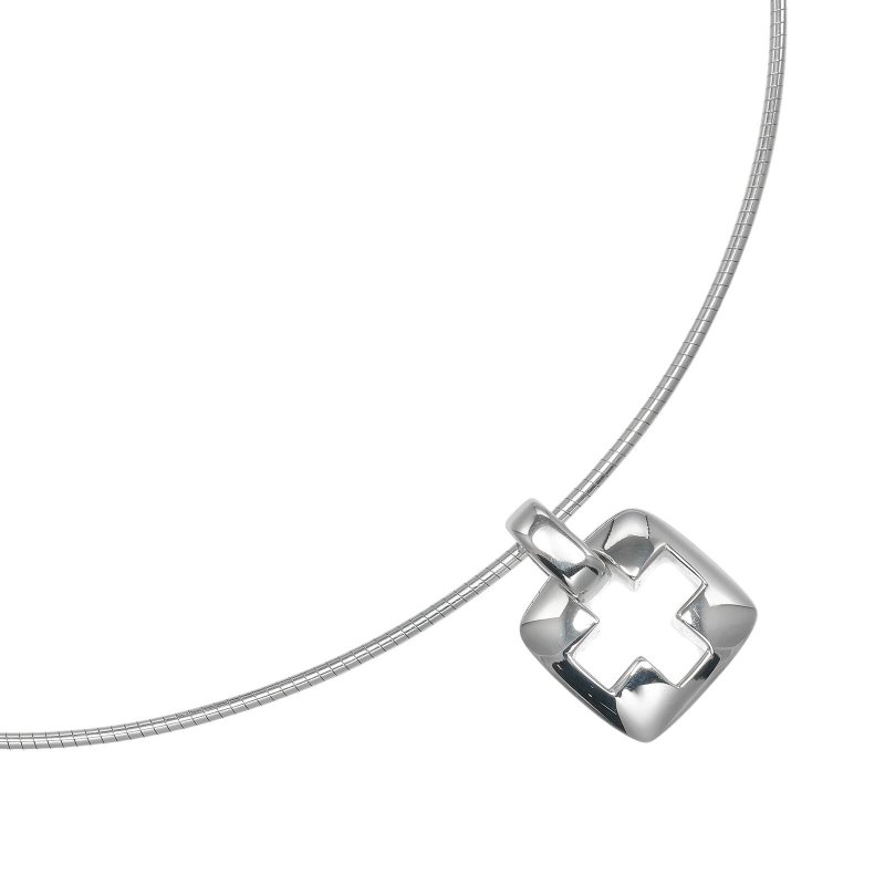 【日本直送】ティファニー TIFFANY&Co. ピアストクロス ネックレス シルバー925 約7.2g レディース【中古】 - 項鍊 - 銀 銀色