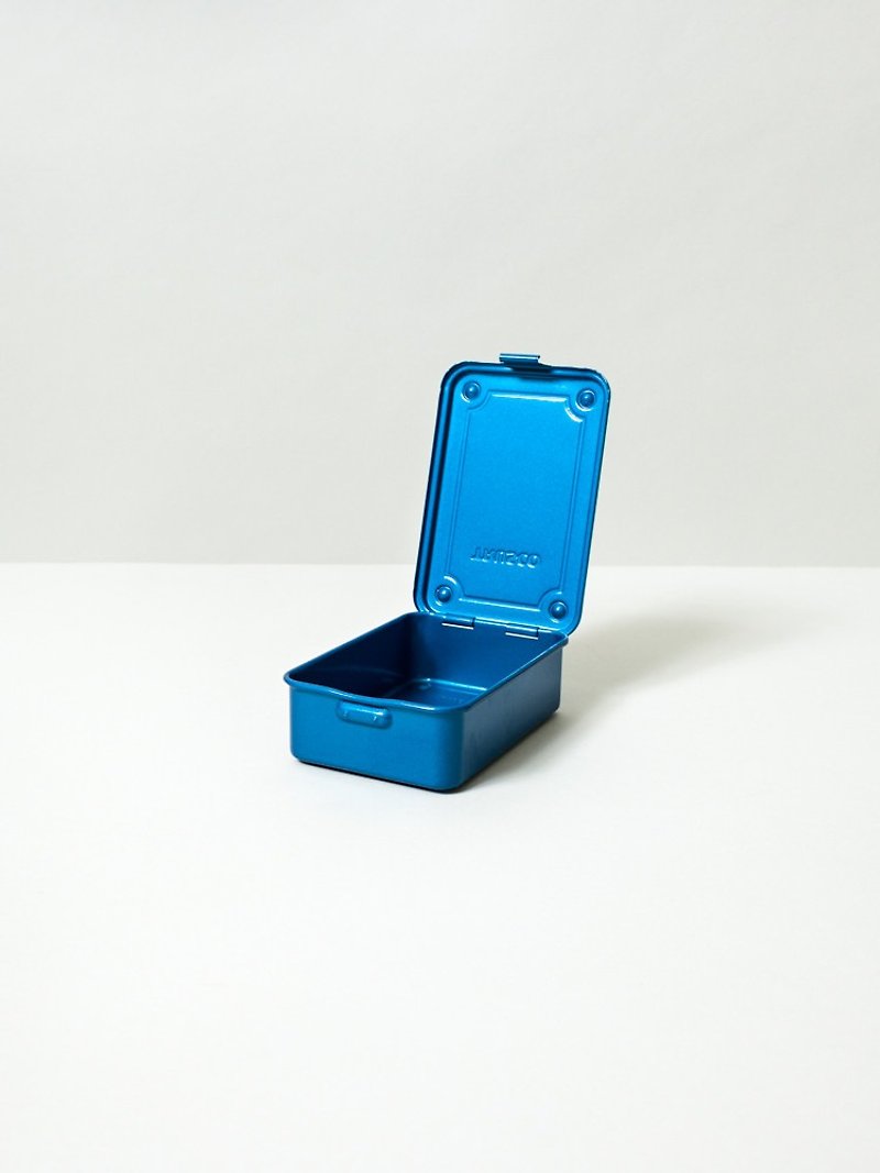 【トルスコ】リフティング収納ボックスクラシック（小）-アイアンブルー - 収納用品 - 金属 ブルー