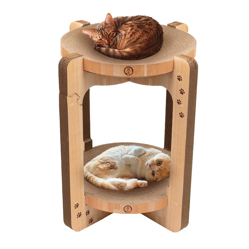 Cat One Scratch Tower XL - Scratchers & Cat Furniture - Paper Brown