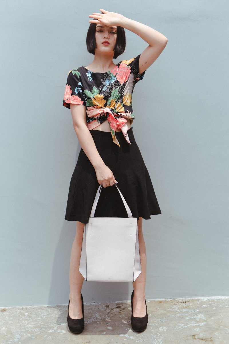 Dash Tote Bag in Baby Pink - 手提包/手提袋 - 真皮 粉紅色
