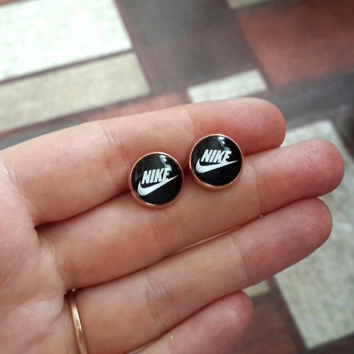 Nike earrings studs - Shop Earrings & Clip-ons - Pinkoi