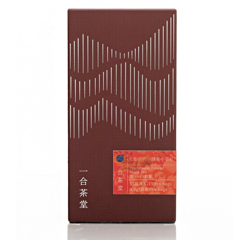 【台灣茶葉】紅茶袋茶/古早味/大麥決明鑲蜜小葉紅 - 茶葉/茶包/水果茶 - 植物．花 紅色