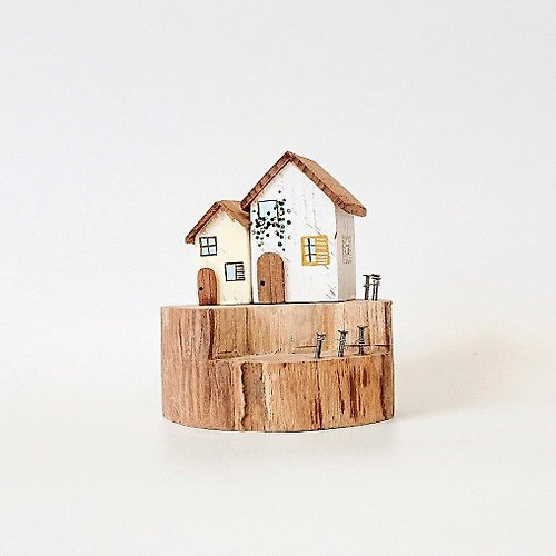 woodenhouses99 Mini wooden house set
