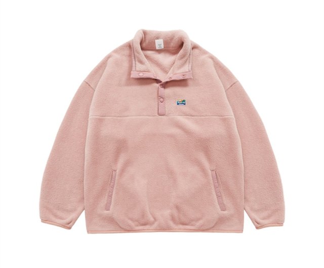 Ladies Basic Polar Fleece Jacket - Dusty Pink