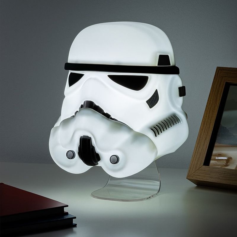 STAR WARS White Warrior Night Light Helmet Doll Night Light - โคมไฟ - พลาสติก 