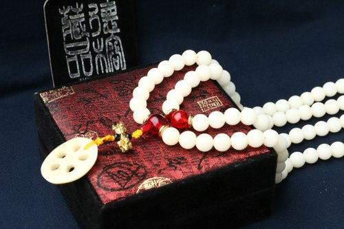 TIBUKKYO德榕藏品 臺灣德榕藏品|白玉菩提根菩提子 10mm圓珠 串珠設計念珠佛珠 飾品