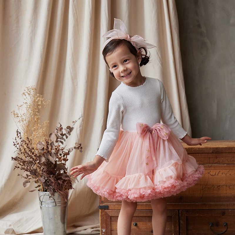 Flower girl lace dresses | Aster - Kids' Dresses - Polyester Pink