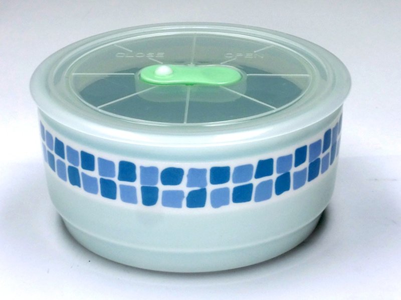 Mosaic series - fresh-keeping bowl/sealed jar/lunch box (water blue) - Lunch Boxes - Pottery Blue
