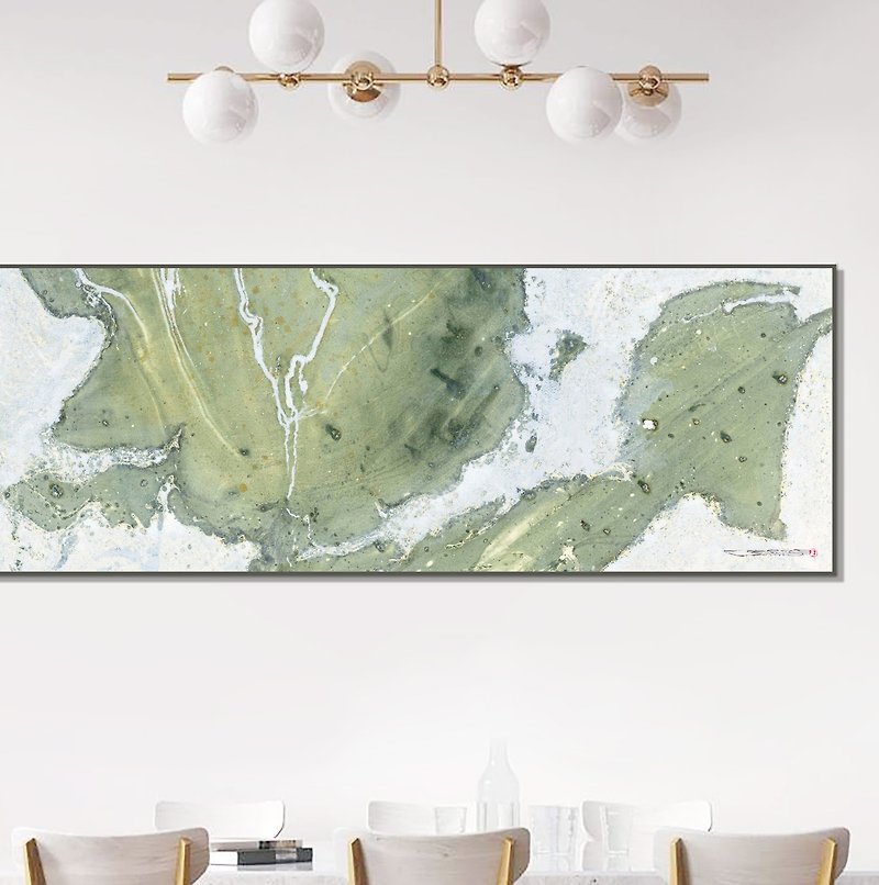 【Limited Edition】Artist Abstract Paintings, Canvas Giclee Prints - Posters - Other Materials Green