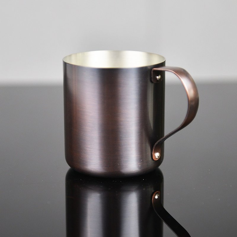 Japan Takasang Metal Japanese Pure Copper Ice Coffee Beer Mug 300ml-Bronze - แก้ว - ทองแดงทองเหลือง 