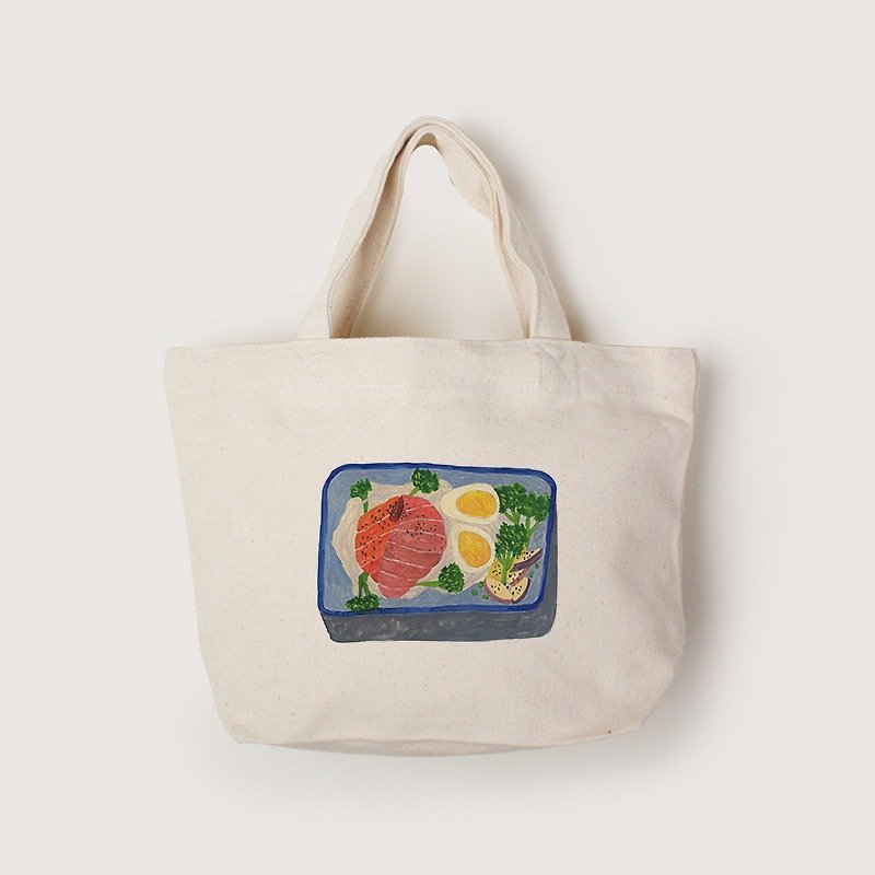 Lunch bag - Lunch box NO.1 - กระเป๋าถือ - ผ้าฝ้าย/ผ้าลินิน 