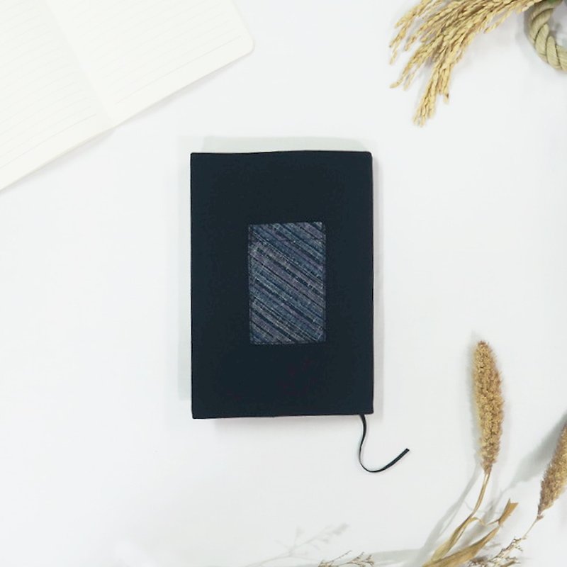 Purple A5/25K bookcloth - Notebooks & Journals - Cotton & Hemp Blue