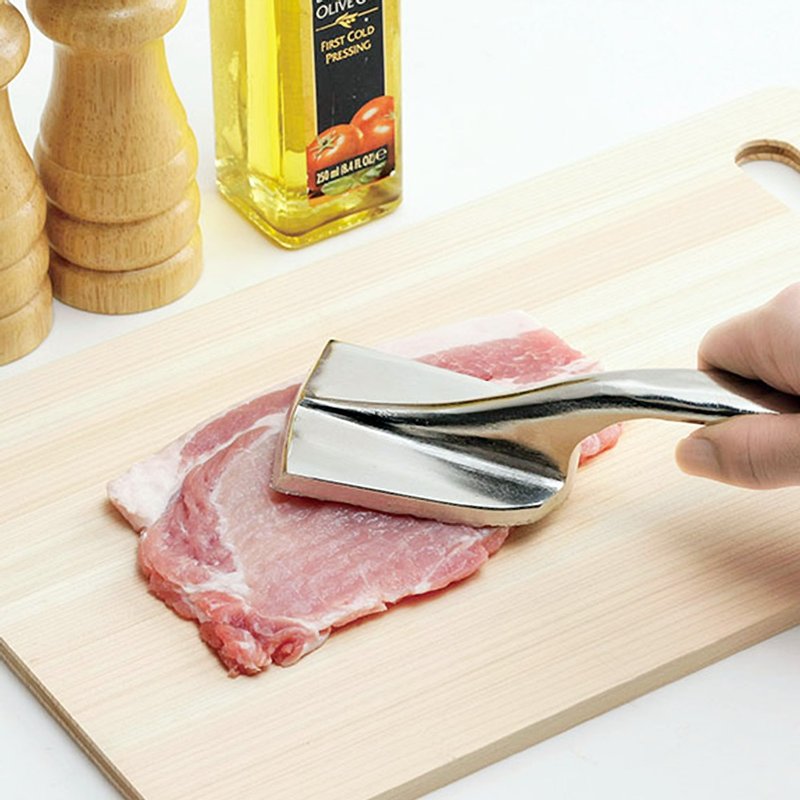 家事問屋日本製鐵製多用途搗肉槌 - 廚具 - 其他金屬 銀色