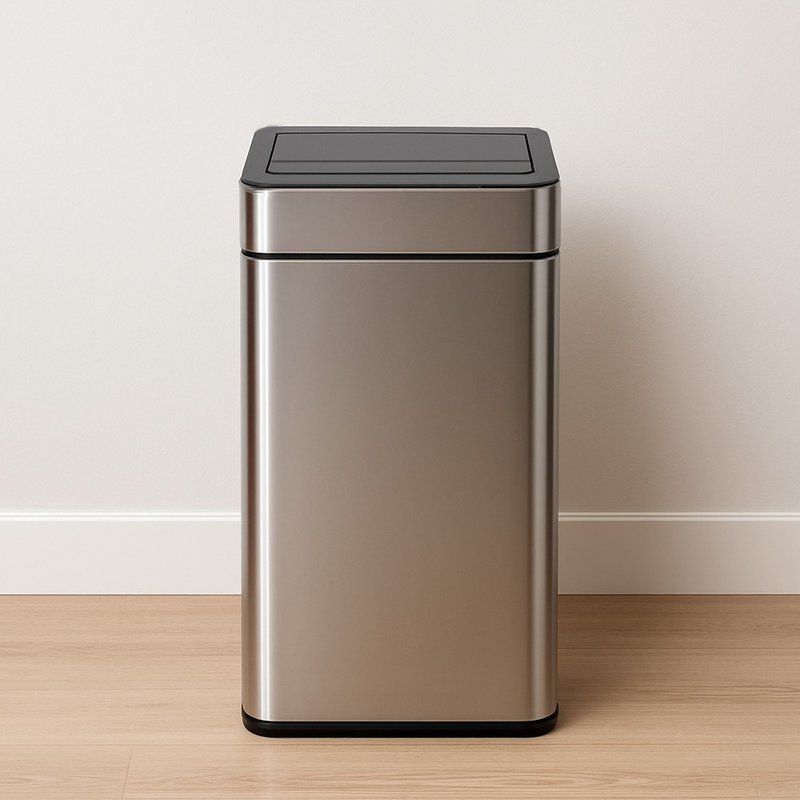 ELPHECO 40L 不鏽鋼雙開除臭炫光感應垃圾桶 ELPH238DU - 垃圾桶 - 其他材質 