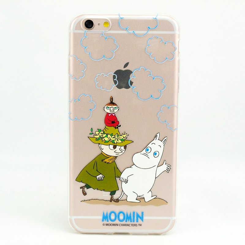 Moomin正版授權-嚕嚕米Let's Go 透明防撞空壓手機殼 - 手機殼/手機套 - 矽膠 透明