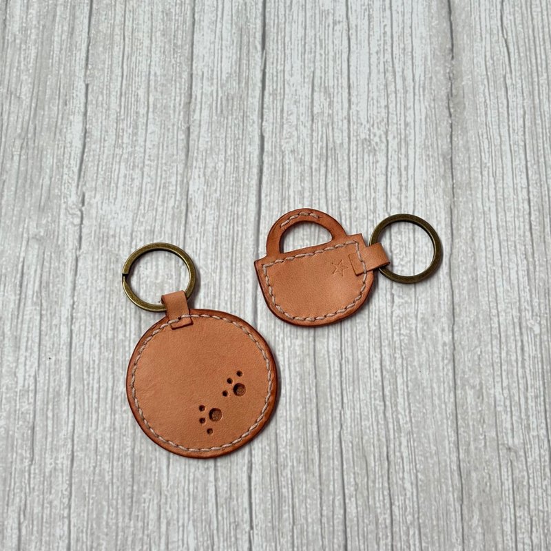 Keychain/original leather - Keychains - Genuine Leather 