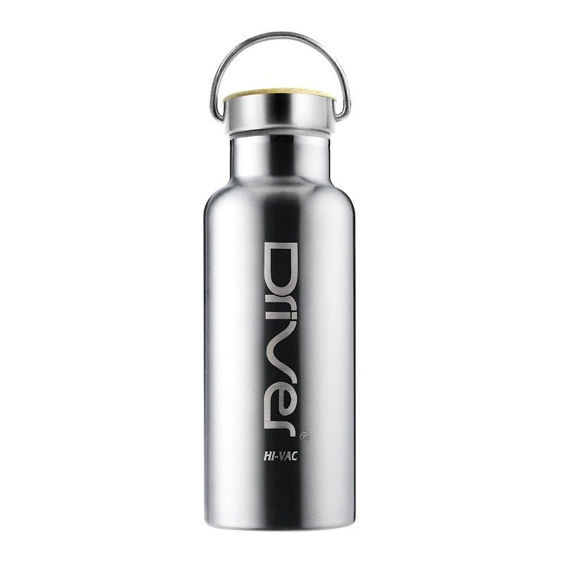 Driver Vacuum Sports Water Bottle Series PLUS -480ml- Stainless Steel Primary Color - Vacuum Flasks - Other Metals Silver