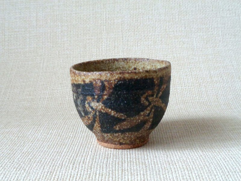 湯のみ 抜絵とんぼb - 茶壺/茶杯/茶具 - 陶 咖啡色