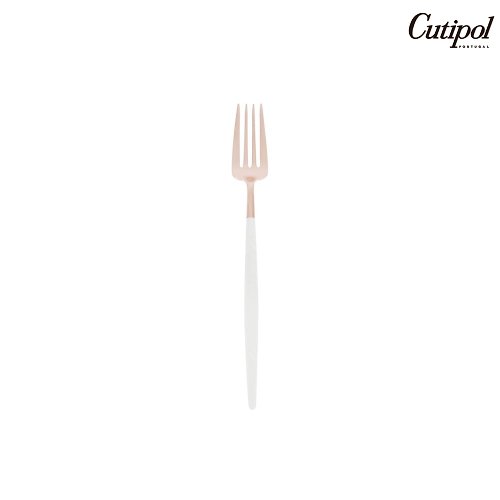 Cutipol 葡萄牙Cutipol GOA系列白玫瑰金21.5cm主餐叉