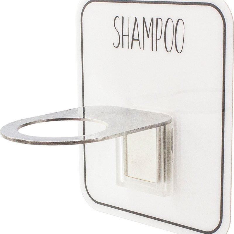 洗髮精掛架 Otel Magic Sticky Hook Sampoo Bottle Holder  シャンプーボトルホルダー - 衛浴用品/浴室收納 - 塑膠 白色