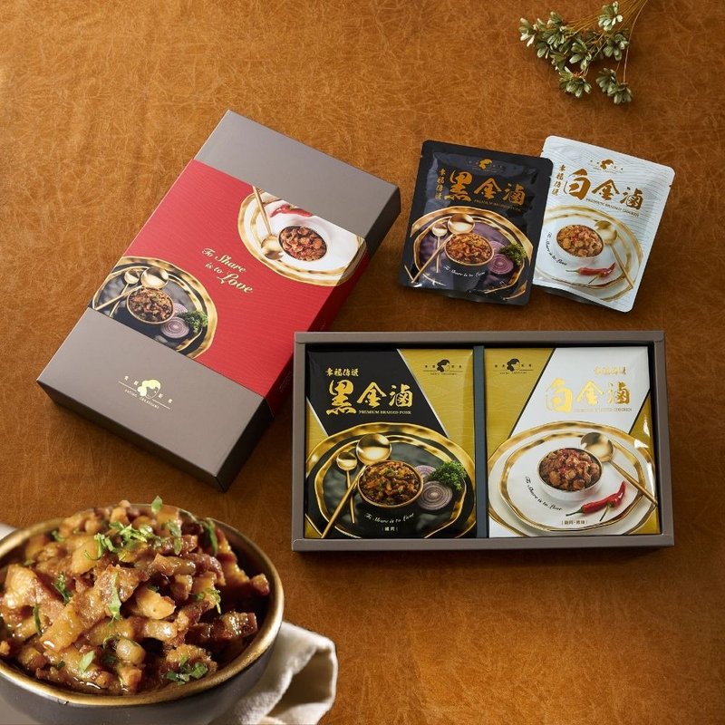 Taiwan Premium Braised Pork/Chicken 6 Packs Gift Set - Mixes & Ready Meals - Other Materials 