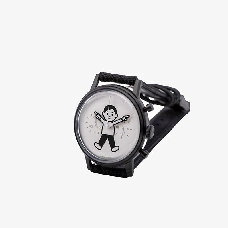 POINTING BOY2 timepiece - นาฬิกาผู้ชาย - วัสดุอื่นๆ สีดำ