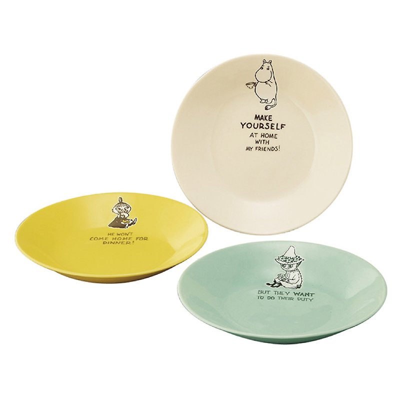 【MOOMIN x YAMAKA】22CM Italian pasta plate - Plates & Trays - Pottery 