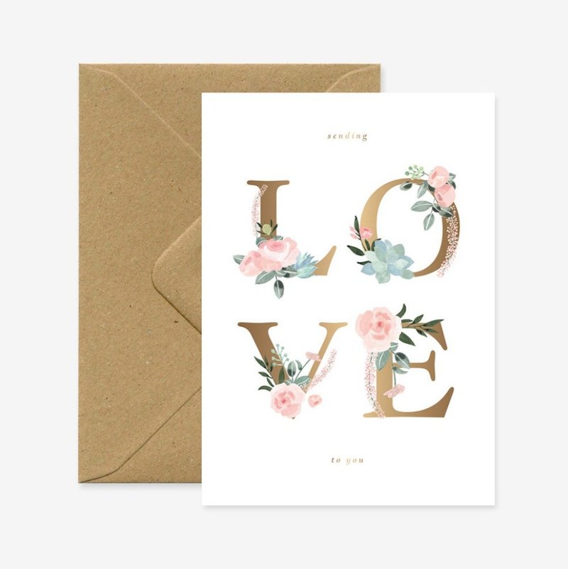 LOVE card - การ์ด/โปสการ์ด - กระดาษ 