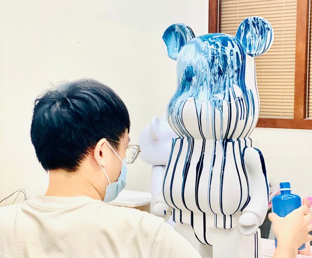 Workshop(s)】Fluid Bear - Bear Painted - Shop chengyi444 Illustration,  Painting & Calligraphy - Pinkoi