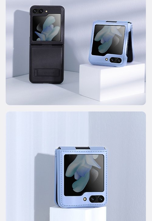 NILLKIN 授權經銷 SAMSUNG Z Flip 5 5G 秦系列皮套(素皮款)