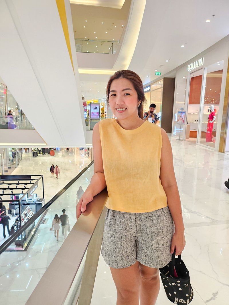 Linin basic top - เสื้อผู้หญิง - ลินิน 