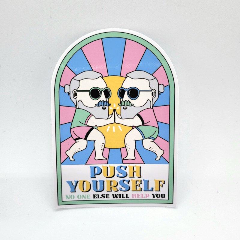 Push Yourself | PVC Sticker | malut - สติกเกอร์ - กระดาษ 