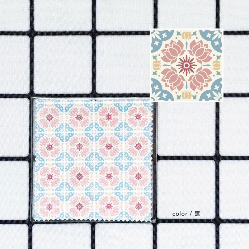 マイクロファイバークロス 蓮 - 眼鏡ケース・クロス - その他の化学繊維 イエロー