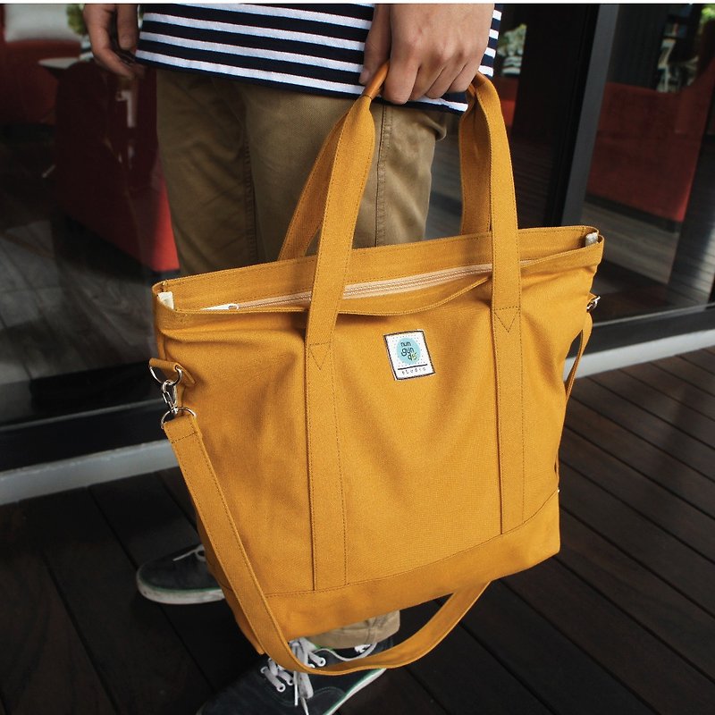 Totes bag - Handbags & Totes - Cotton & Hemp Gold